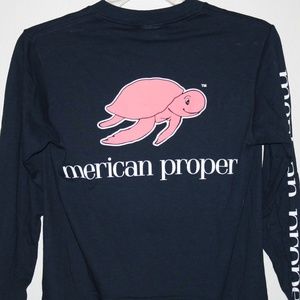 Merican Proper XS Long Sleeve Tee NWT